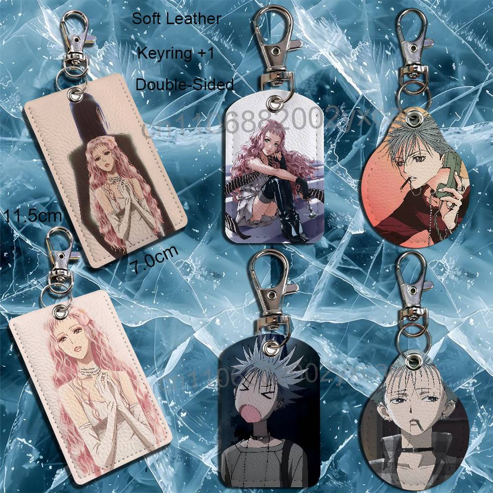 Leatherwork Keychain - Reira Serizawa Okazaki Shinichi NANA Etui