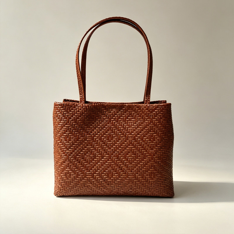 Leatherwork Workshop - Torba typu tote Mendy z prawdziwej
