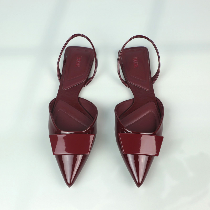 Leatherwork Designs - Sandały damskie letnie na płaskiej podeszwie