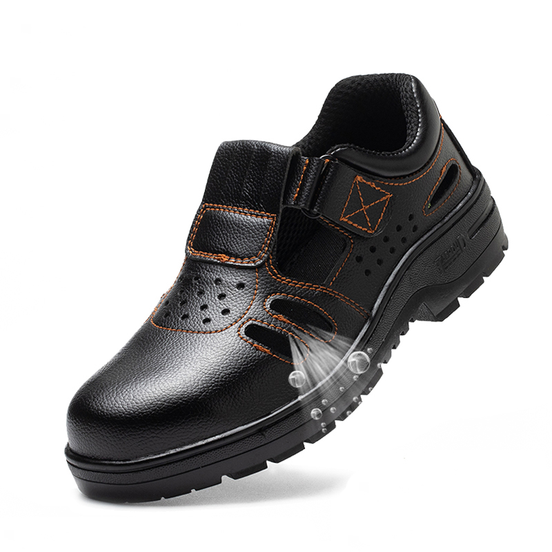 Leatherwork Designs - Męskie buty robocze z metalowym podnoskiem,