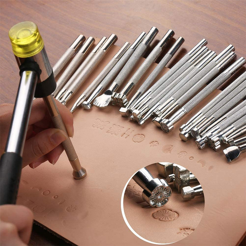 20 szt. Narzędzi do tłoczenia  – Leatherwork Tool Kit recenzja i cena