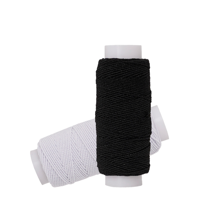 20m Czarno-biała elastyczna ni – Waxed Thread Linen recenzja i cena