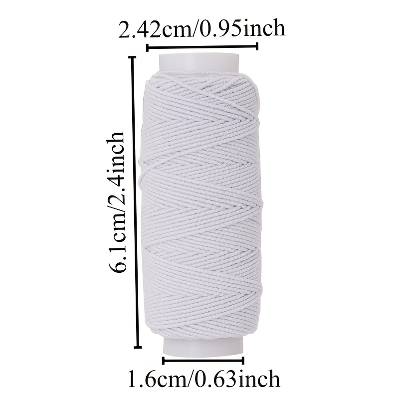 20m Czarno-biała elastyczna ni – Waxed Thread Linen recenzja i cena