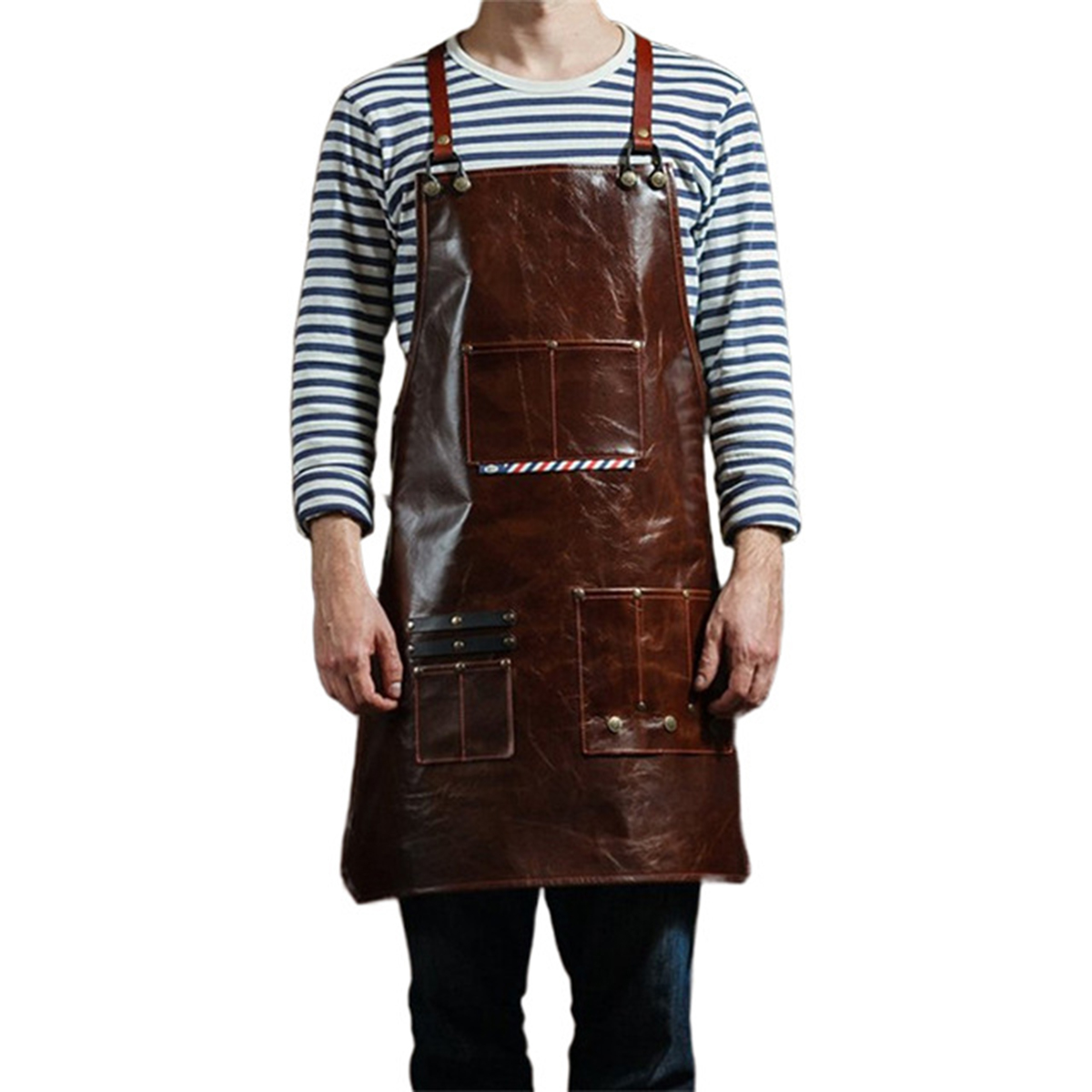 Męski skórzany fartuch roboczy – Leatherwork Workshop recenzja i cena