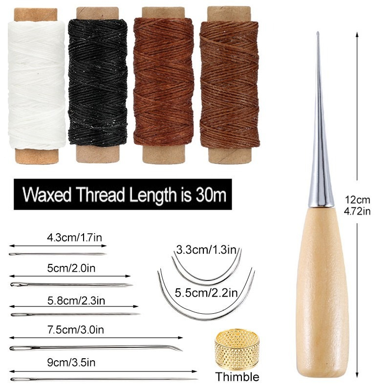 13-częściowy zestaw do szycia  – Leatherwork Tool Kit recenzja i cena