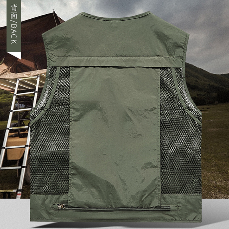 Wielokieszeniowa kamizelka rob – Leather Work Vest For Men recenzja i cena