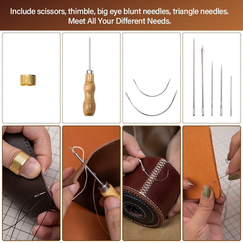 WUTA Zestaw do naprawy skóry S – Leatherwork Tool Kit recenzja i cena